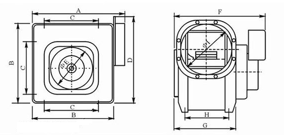 High-Performance 90° Ceiling Ventilation Duct Blower for Pipe Airflow