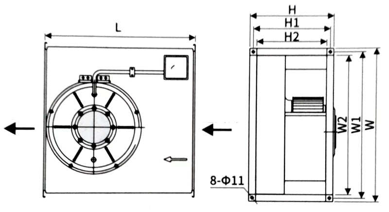 Centrifugal Duct Booster Fan for Factory Ventilation Centrifugal Duct Booster Fan for Factory Ventilation