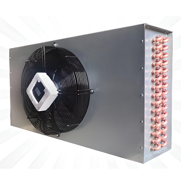 Chiller Industrial Heating Fan Copper Tube Aluminum Fin Exhaust Fan Heat Exchanger